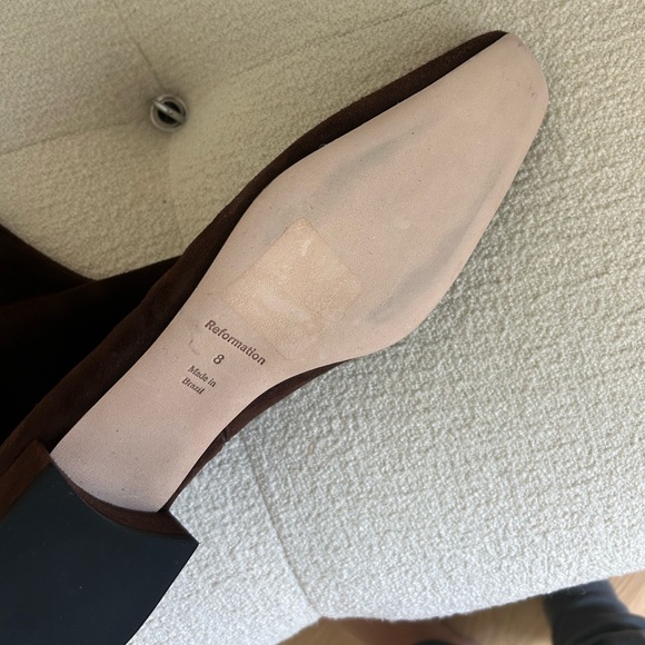 Reformation Raven Brown Knee-High Boots - Picture 5 of 5